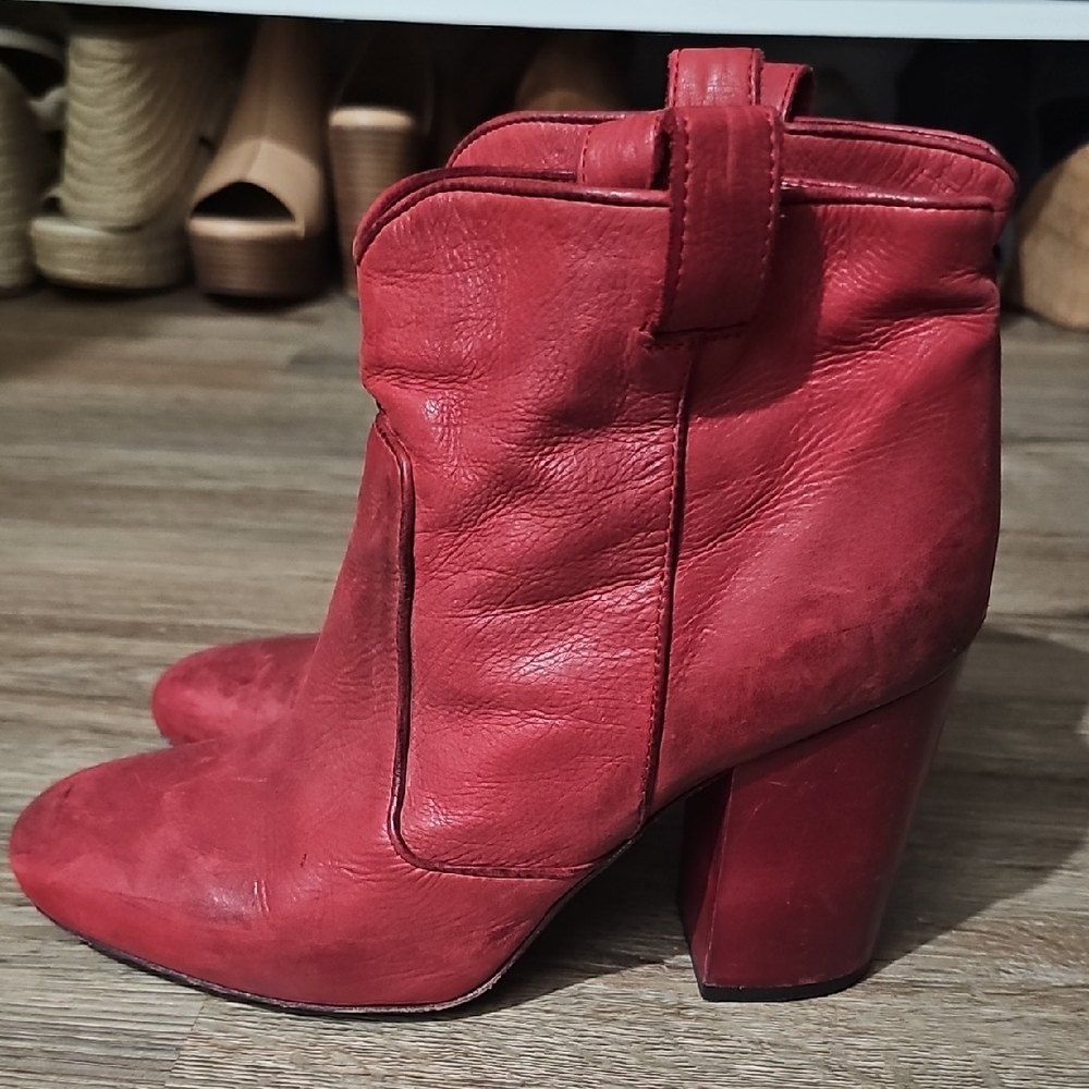 Laurence Dacade Red Heeled Boots